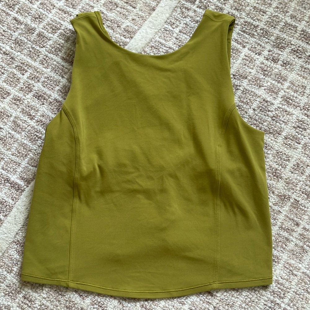 Lululemon Align Criss Cross Tank with Built In Bra